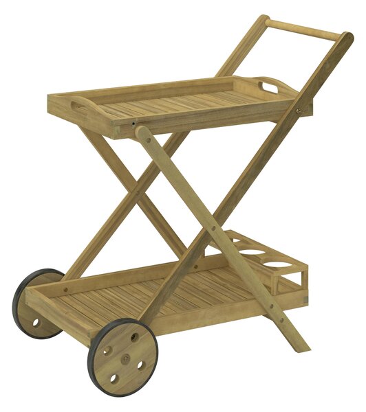 ZÁHRADNÝ SERVÍROVACÍ VOZÍK, drevo, 85/90/53 cm Ambia Garden - Online Only záhrada, Online Only