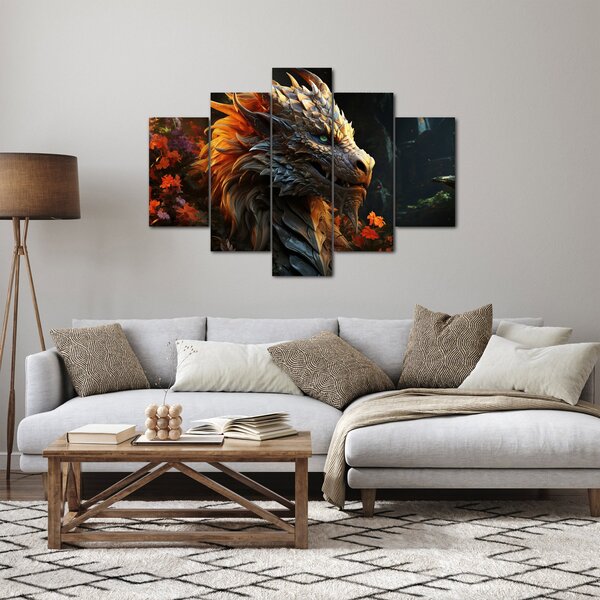 Obraz - Drak (150x105 cm)