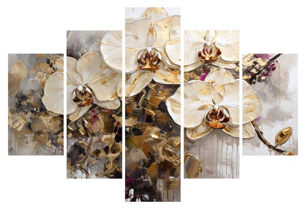 Obraz - Orchidey (150x105 cm)