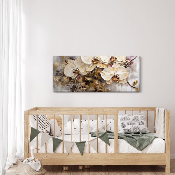 Obraz - Orchidey (120x50 cm)