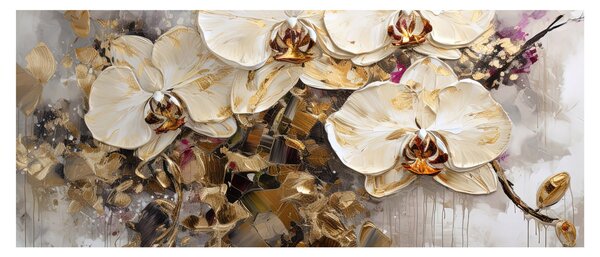 Obraz - Orchidey (120x50 cm)