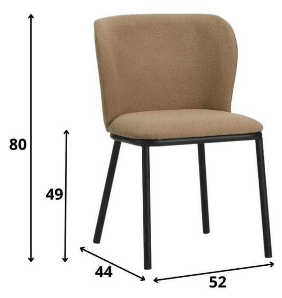 SADA STOLIČIEK 2 kus MID.YOU - Stoličky, Online Only