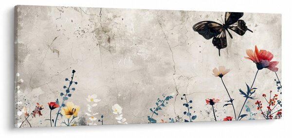 Obraz - Lúka v betóne (120x50 cm)