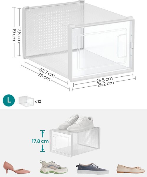 BOX NA TOPÁNKY, 35/19/25,2 cm Boxxx - Online Only drobný nábytok, Online Only