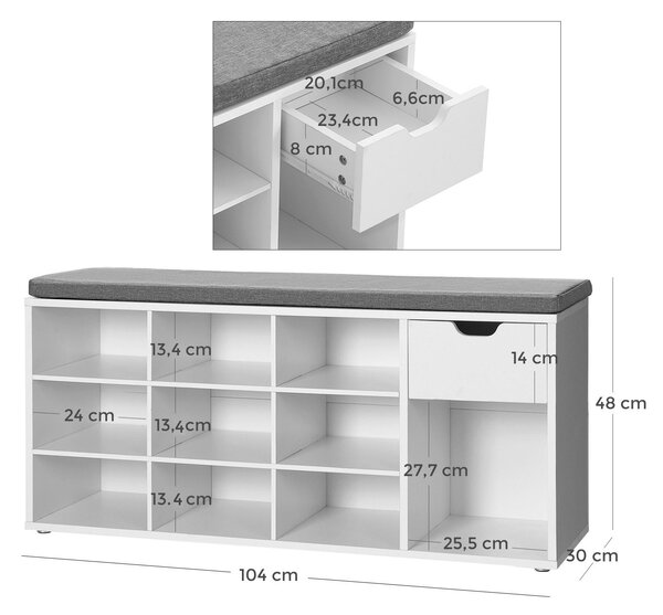 LAVICA DO PREDSIENE, 104/48/30 cm Boxxx - Skrine, Online Only