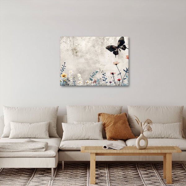 Obraz - Lúka v betóne (70x50 cm)