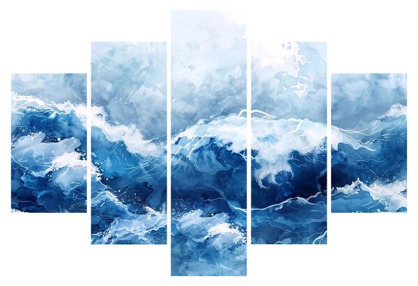 Obraz - Ilustrácia mora (150x105 cm)