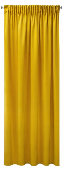 ZATEMŇOVACÍ ZÁVES NA PÁSKE PIERRE CARDIN SIBEL 140X270 CM HORČICOVÁ