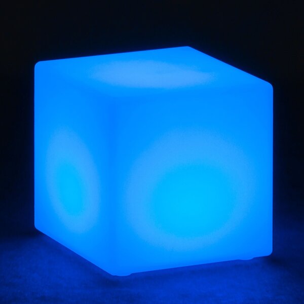 LED svietiaci taburet, 30 x 30 x 30 cm