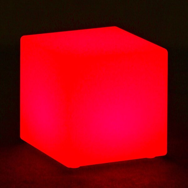 LED svietiaci taburet, 30 x 30 x 30 cm