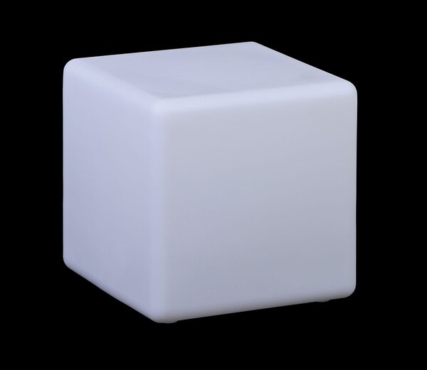 LED svietiaci taburet, 40 x 40 x 40 cm