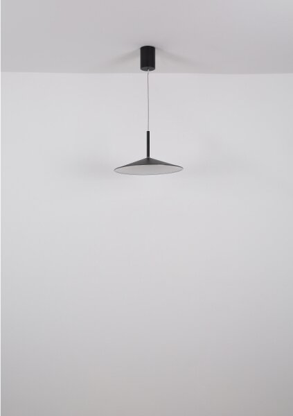 Globo 15635S - LED závesný luster na lanku LAMPONE LED/18W/230V 4000K čierny