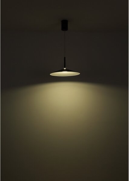 Globo 15635S - LED závesný luster na lanku LAMPONE LED/18W/230V 4000K čierny