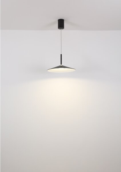 Globo 15635S - LED závesný luster na lanku LAMPONE LED/18W/230V 4000K čierny