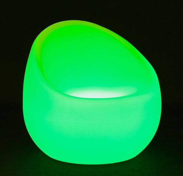 LED svietiace kreslo, 70 x 74 cm