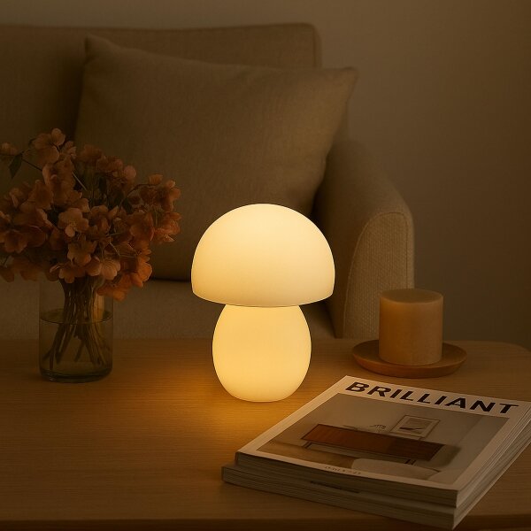 Brilliant - stmievateľná LED nabíjacia stolná lampa DUPIS LED/2W/5V 2700K biela