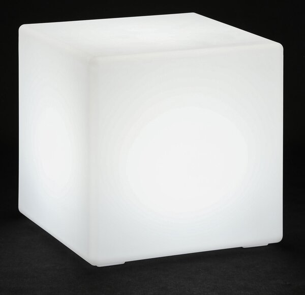 LED svietiaci stolík/taburet, 60x60x60 cm
