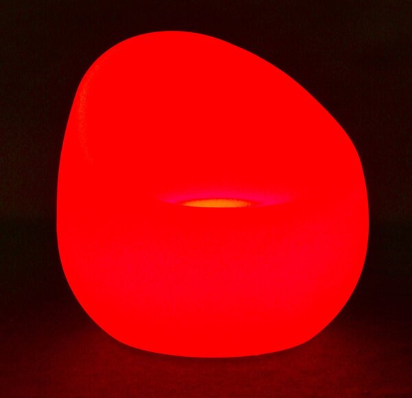 LED svietiace kreslo, 70 x 74 cm