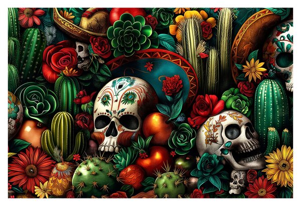 Obraz - Mexický koncept (90x60 cm)