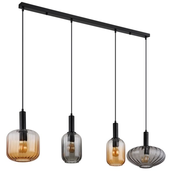 Globo 15719-4 - Závesný luster VALLETTA na lanku 4xE27/60W/230V