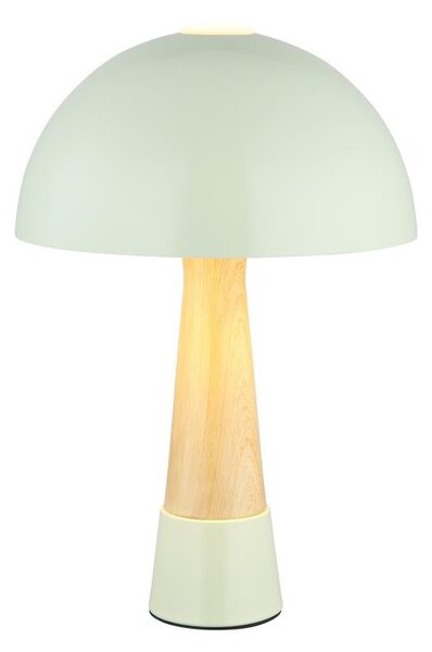 Globo 51570114 - Stolná lampa PAULIN 1xE27ILLU/40W/230V zelená