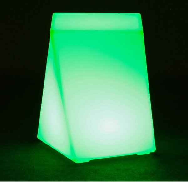 LED svietiaci stolík/taburet, 50x42 cm