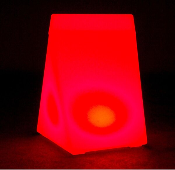 LED svietiaci stolík/taburet, 50x42 cm