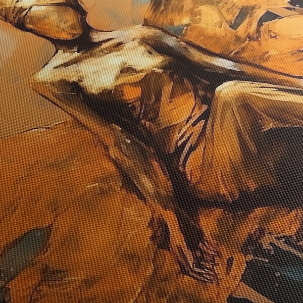 Obraz - Abstrakcia víly (70x50 cm)