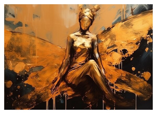Obraz - Abstrakcia víly (70x50 cm)