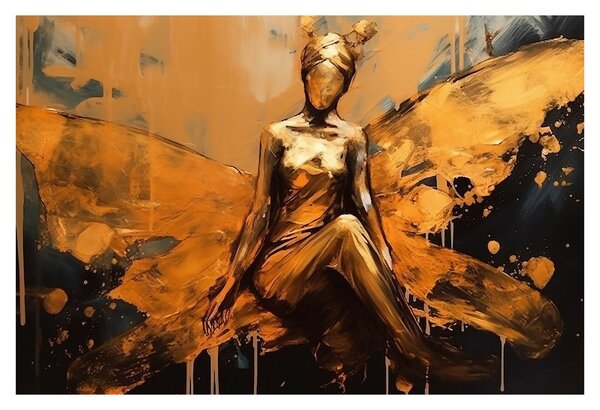 Obraz - Abstrakcia víly (90x60 cm)