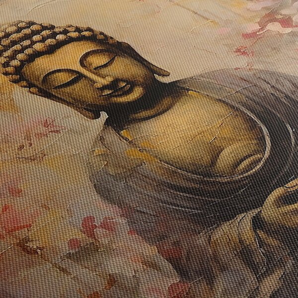 Obraz - Budha, maľba (150x105 cm)