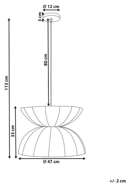 Závesná lampa biela umelý hodváb na strop moderný štýl obývacia izba jedáleň spálňa