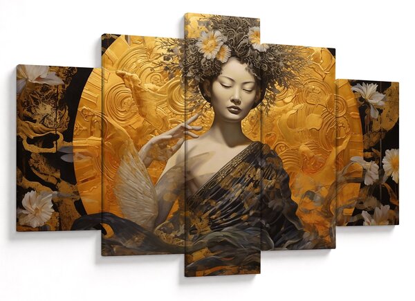 Obraz - Japonská dáma (150x105 cm)