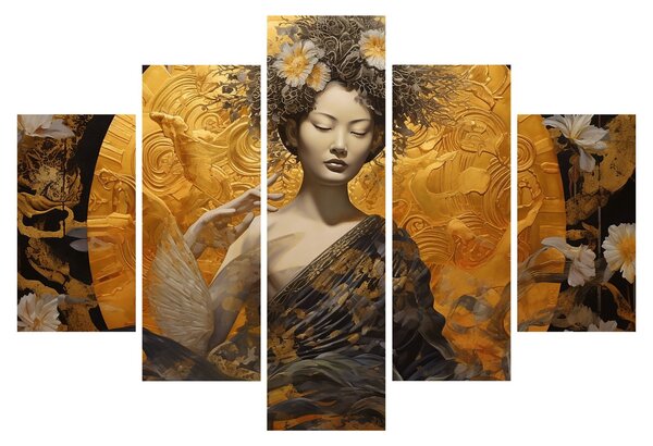 Obraz - Japonská dáma (150x105 cm)