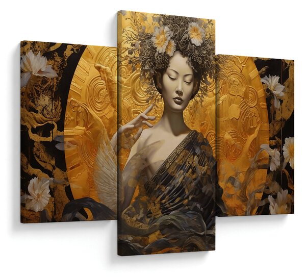Obraz - Japonská dáma (90x60 cm)