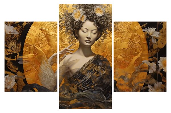 Obraz - Japonská dáma (90x60 cm)