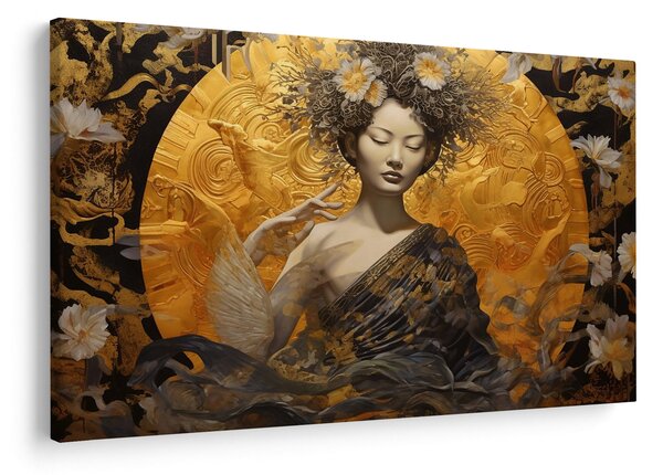 Obraz - Japonská dáma (90x60 cm)