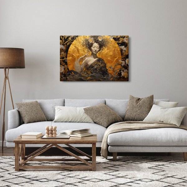 Obraz - Japonská dáma (90x60 cm)