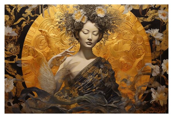 Obraz - Japonská dáma (90x60 cm)