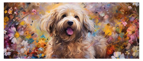 Obraz - Šťastný pes II. (120x50 cm)