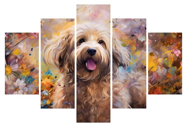 Obraz - Šťastný pes II. (150x105 cm)