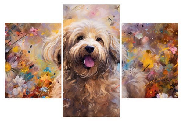 Obraz - Šťastný pes II. (90x60 cm)
