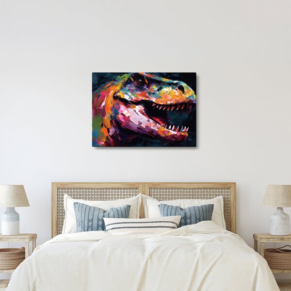 Obraz - Dinosaurus, maľba (70x50 cm)
