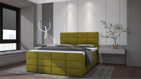 ČALÚNENÁ POSTEĽ S MATRACOM GOLDIE 140X200