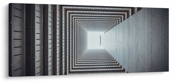 Obraz - Pohľad zvnútra budovy (120x50 cm)