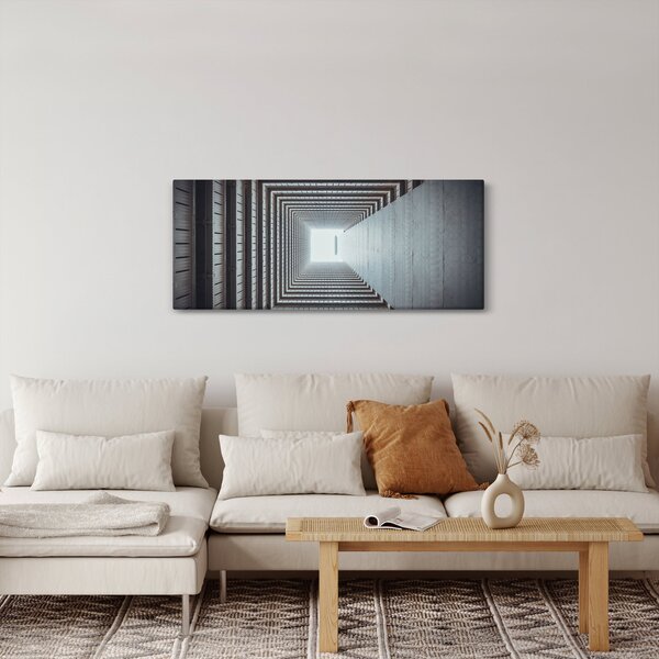 Obraz - Pohľad zvnútra budovy (120x50 cm)