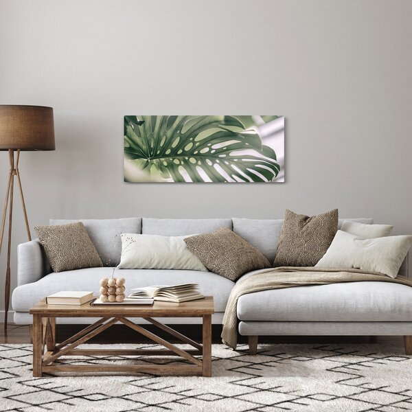 Obraz - List monštier (120x50 cm)