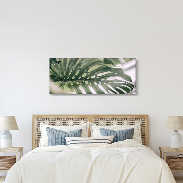 Obraz - List monštier (120x50 cm)