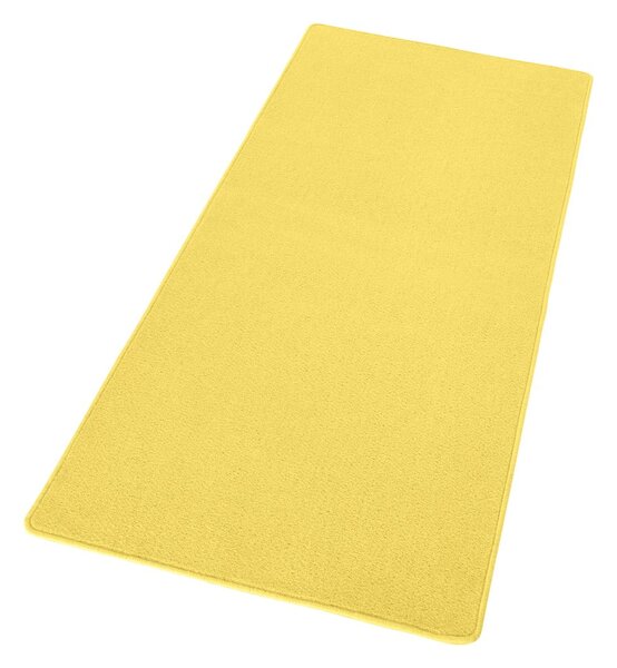 Žltý behúň Hanse Home Fancy, 80 x 300 cm