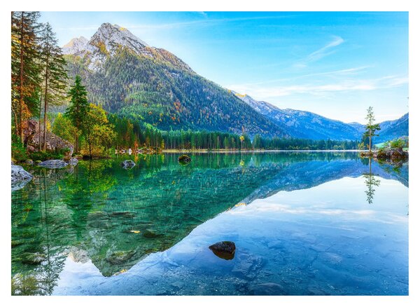 Obraz - Jazero Hintersee (70x50 cm)